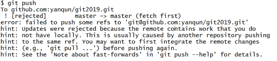 git pull 出现冲突